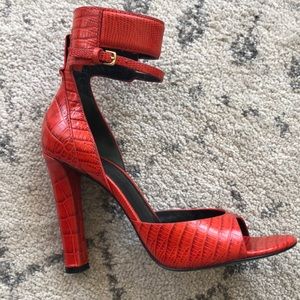 Alexander Wang Red Leather Stiletto / Heels 38.5